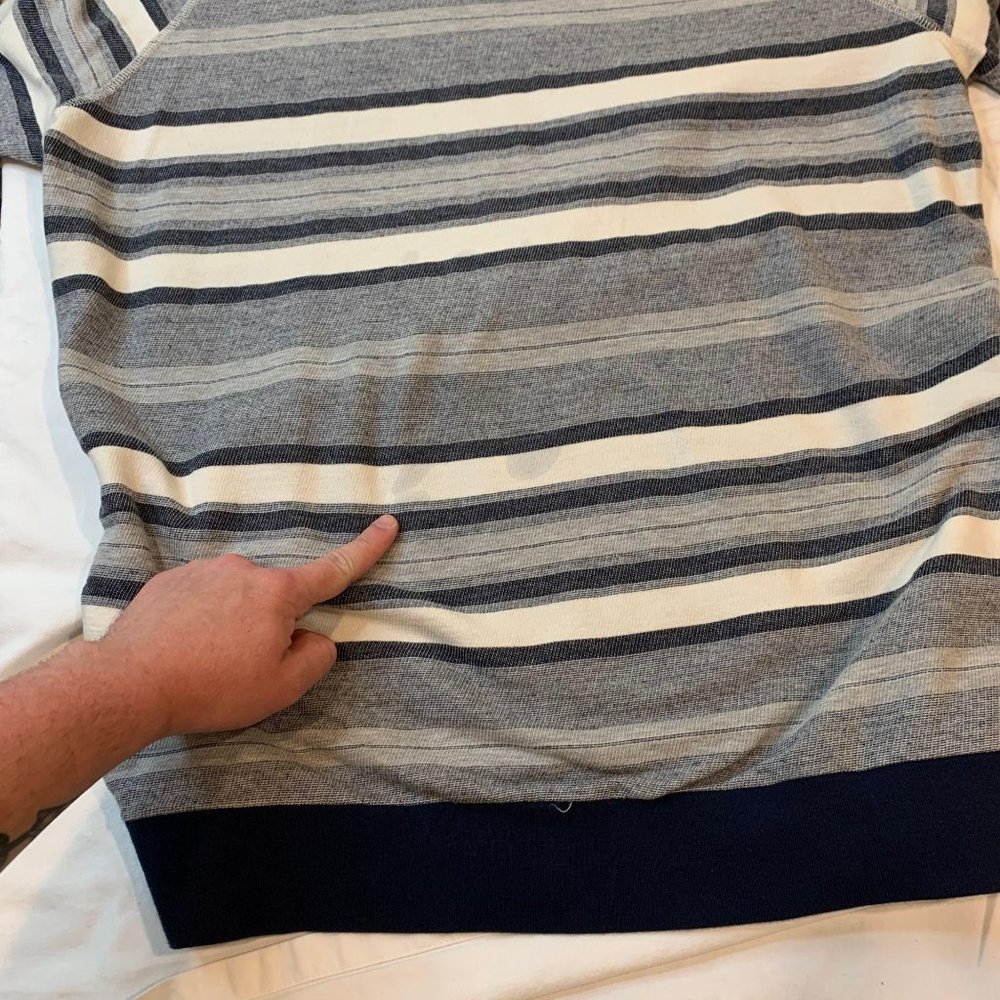 Sol Angeles Textured Striped Drawstring Hoodie - Picture 9 of 9